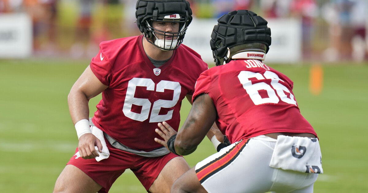 Bucs rookie center Graham Barton to start, says he still has a lot to prove [Video]