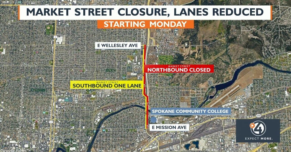 Market Street closure, lanes reduced starting Monday | Video