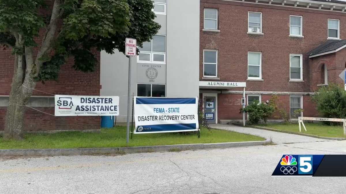 FEMA disaster recovery center opens in Barre following July flood [Video]