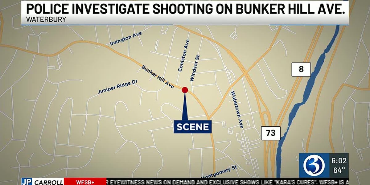 MAP: Waterbury police investigate Bunker Ave. shooting [Video]