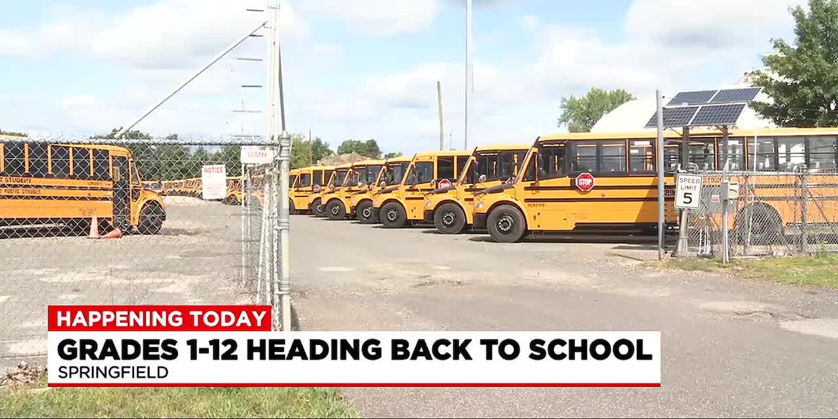 Grades K-12 heading back to school in Springfield [Video]