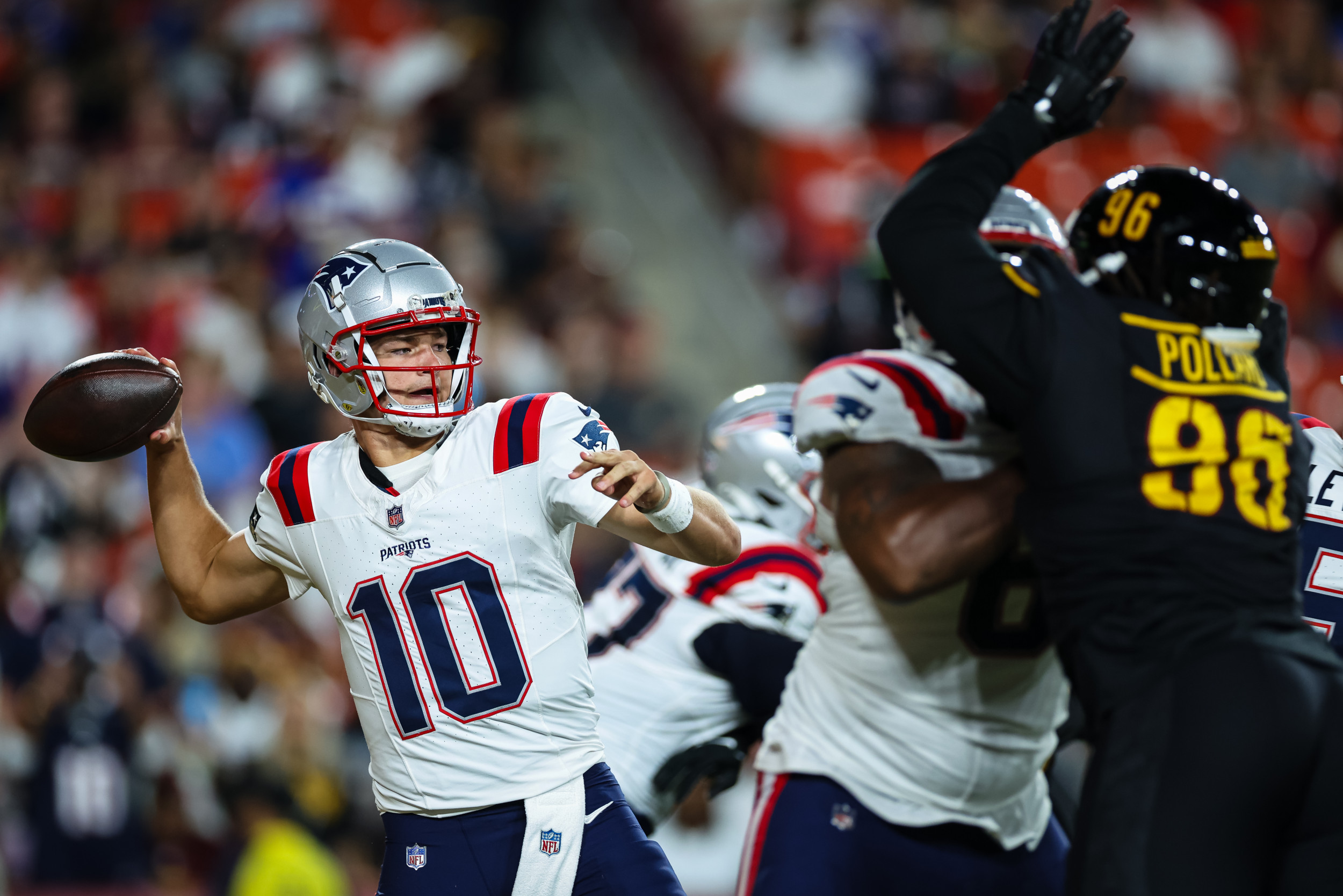 Patriots HC Jerod Mayo Says Drake Maye Has ‘Outplayed’ Jacoby Brissett in Starting QB Battle [Video]