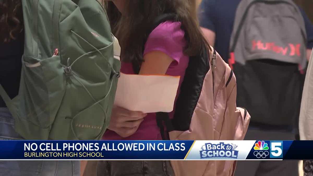 Burlington High School welcomes students back with new cellphone procedure [Video]