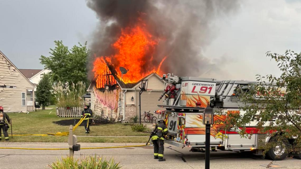 Fire burns down Greenwood home after lightning struck it [Video]