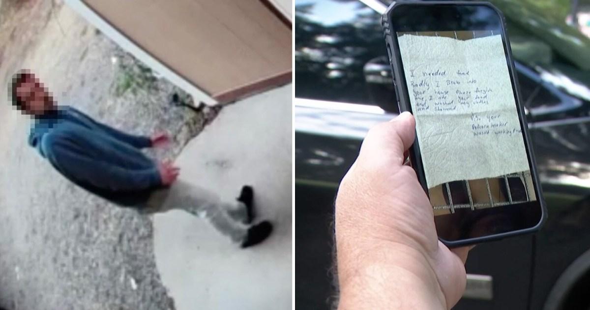 Spaghetti-eating crook’s bizarre note after breaking into home | US News [Video]