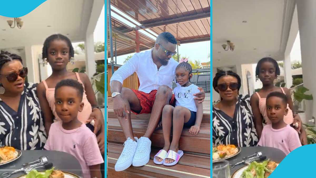 Sarkodie’s Kids Titi And Michael Look Grown In Adorable Video