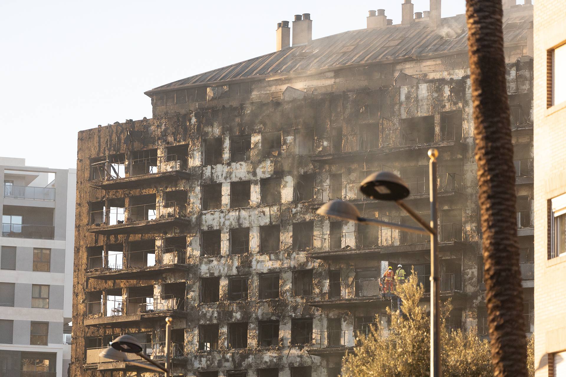 Apartment block gutted in ‘Spain’s Grenfell’ disaster in Valencia begins arduous reconstruction work [Video]