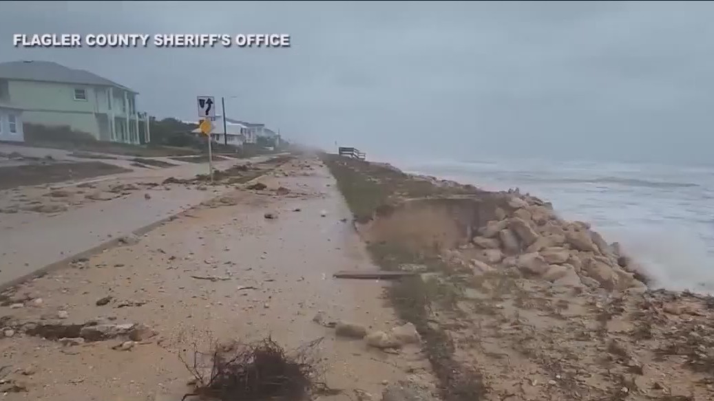 A1A seawall repair project begins in Volusia County as beaches still recover from 2022 hurricanes [Video]