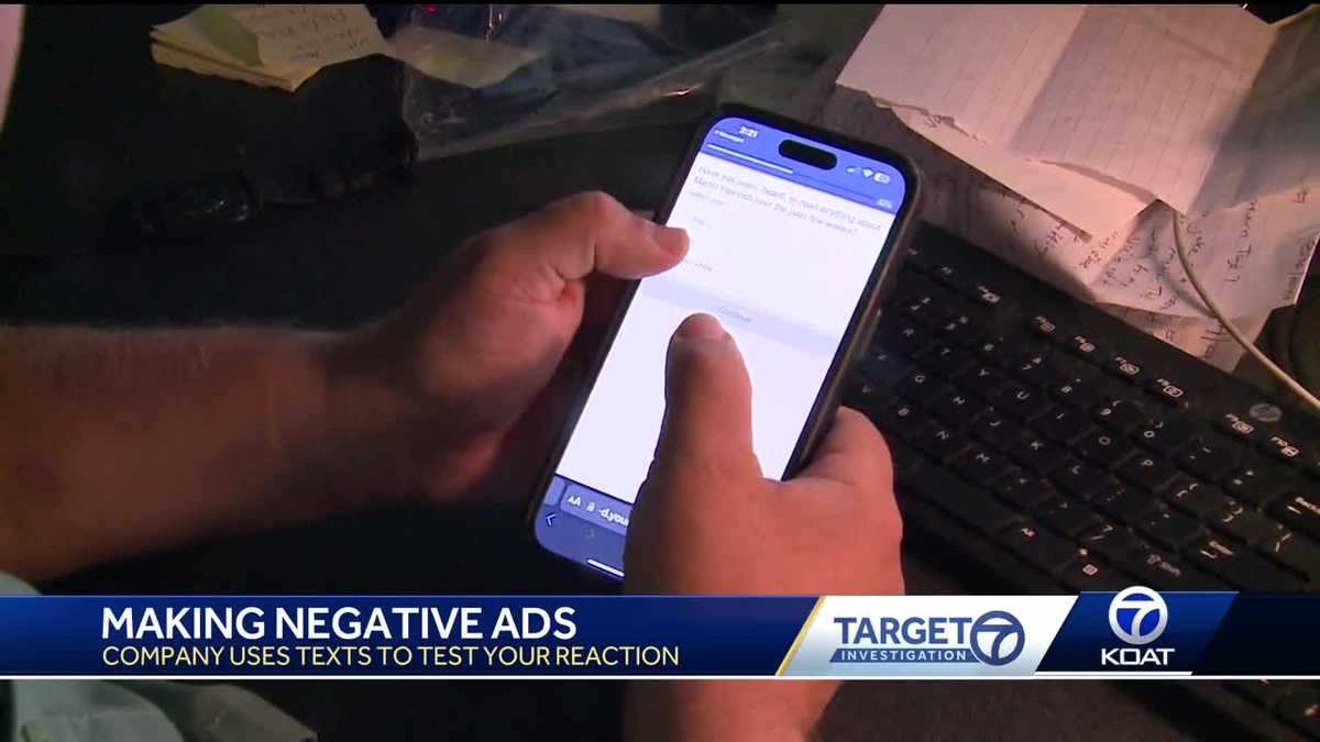 Text messages are being used to test attack ads [Video]