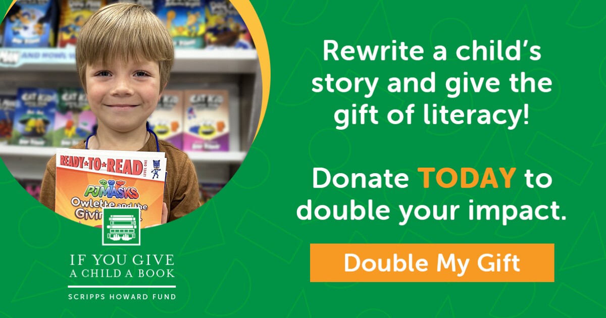 Help give books to children in our community! Donate today! [Video]