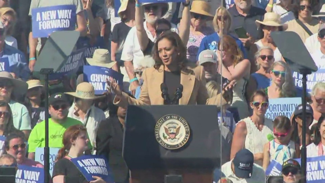 Kamala Harris makes campaign stop at brewery in New Hampshire [Video]