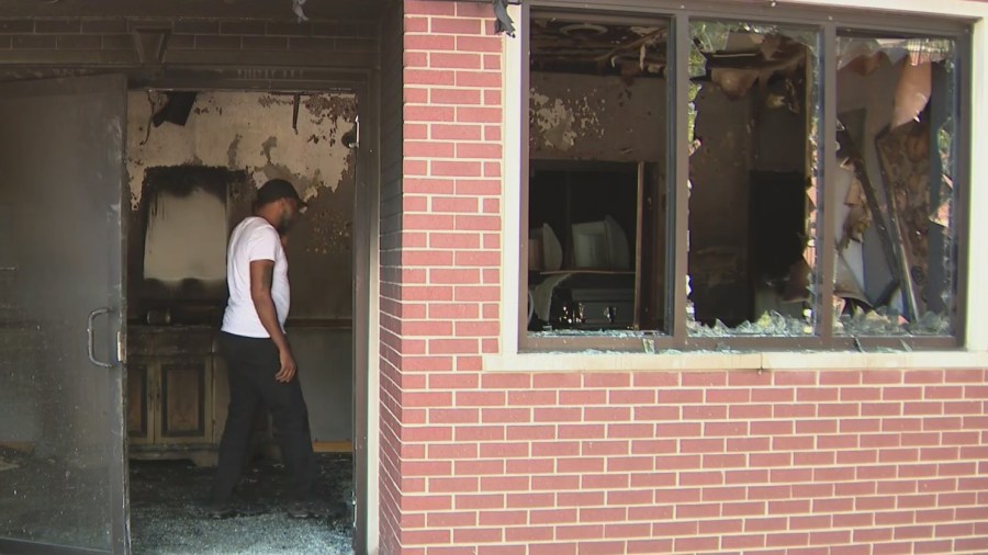 West Side funeral home damaged by fire, investigation underway [Video]