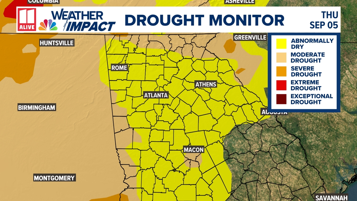 Georgia drought monitor | Sept. 5 [Video]