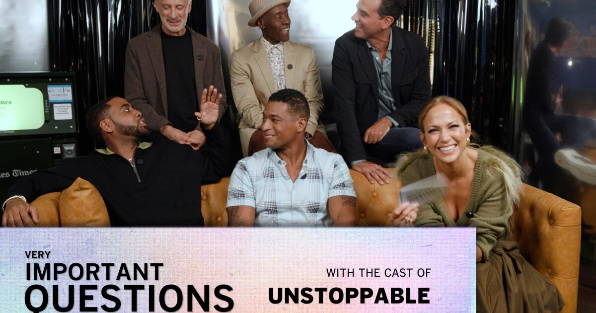 Jennifer Lopez and the crew from Unstoppable talk favorite sports movies [Video]