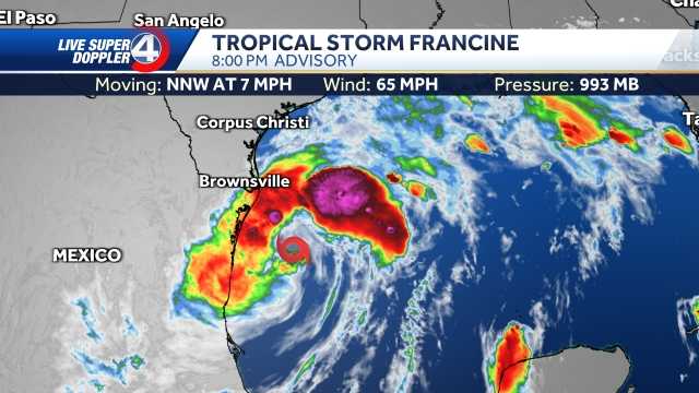 Tropical Storm Francine track, spaghetti models [Video]