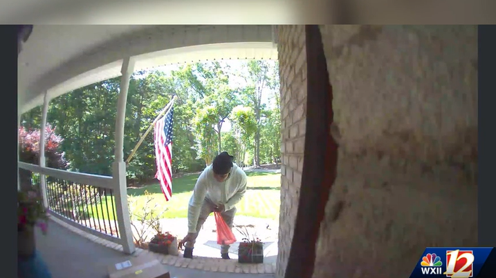 Porch pirate ring in High Point, Davidson County, Guilford County [Video]