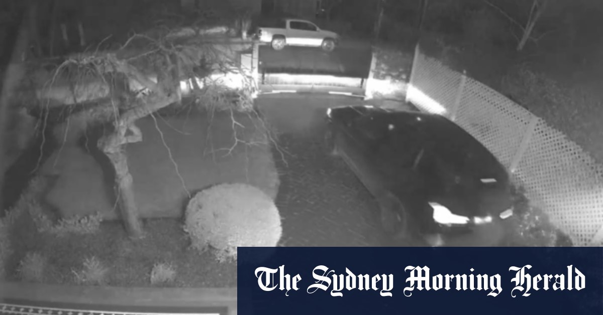 Adelaide family wakes up to find luxury cars flying through front gates [Video]