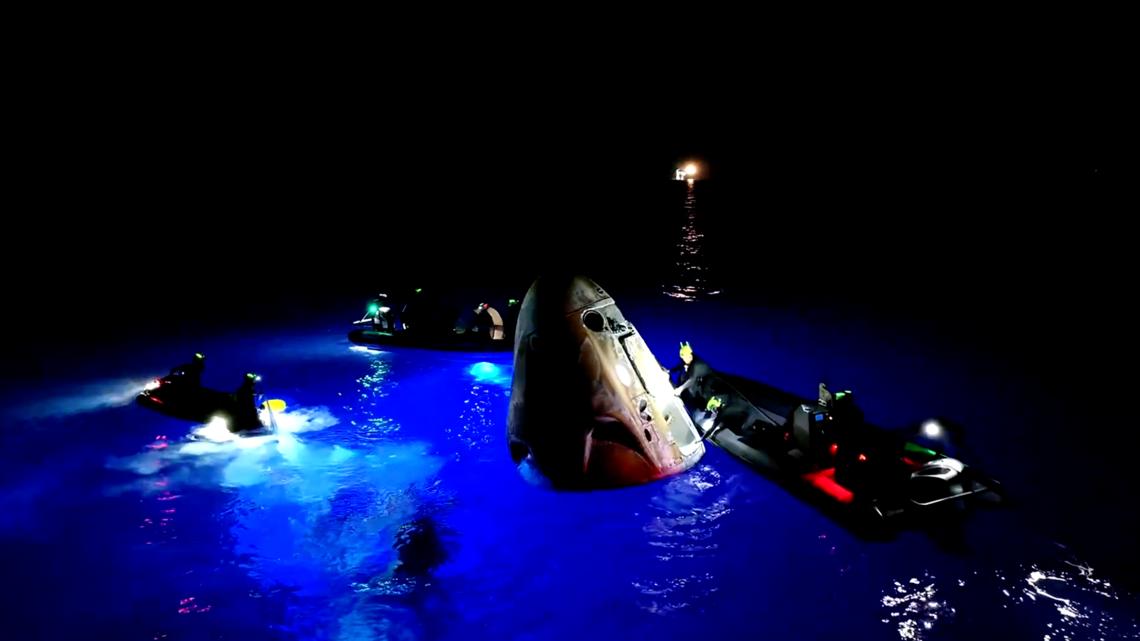 SpaceX capsule splashes down near Florida [Video]