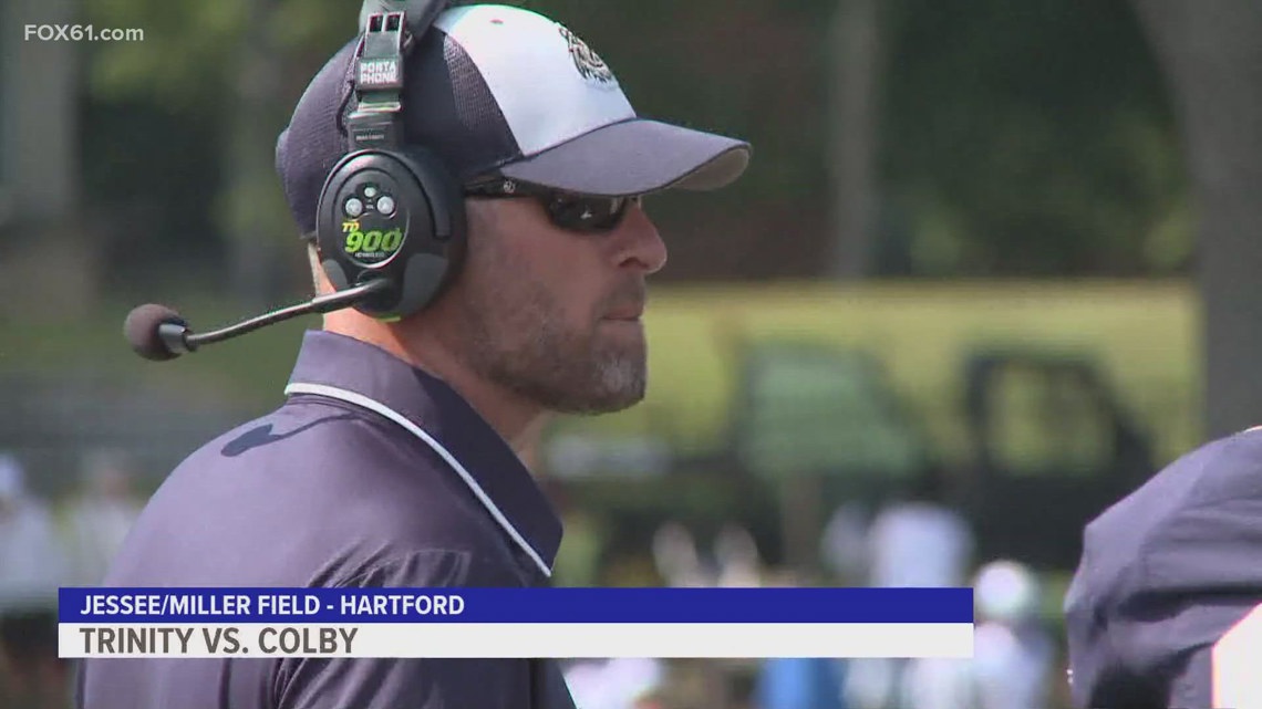 Trinity College football opens season with home win versus Colby College [Video]