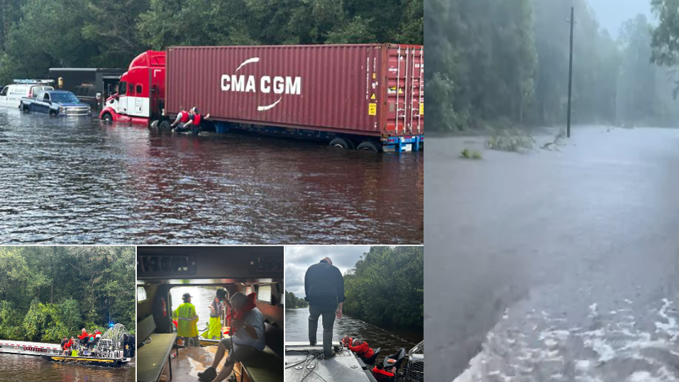 Historic 1,000-year flooding in North Carolina from Potential Cyclone 8 [Video]