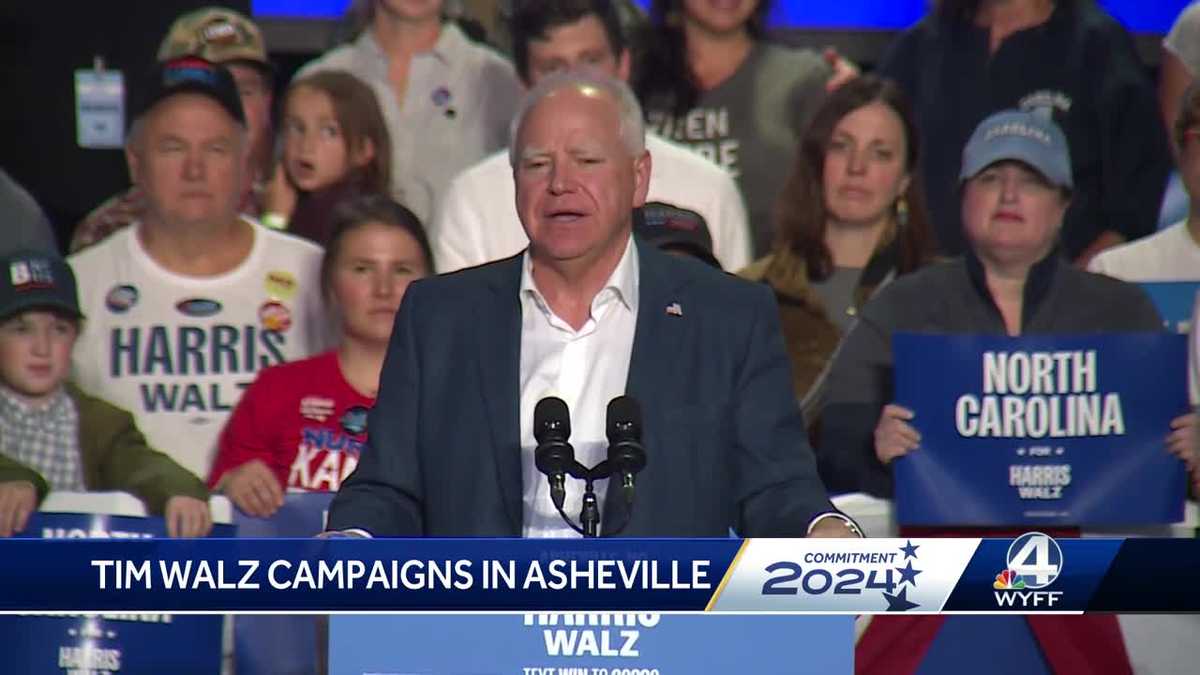 VP nom Tim Walz highlights key policies at North Carolina rally [Video]