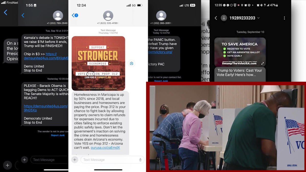 Arizona voters are being flooded with political calls and text messages [Video]