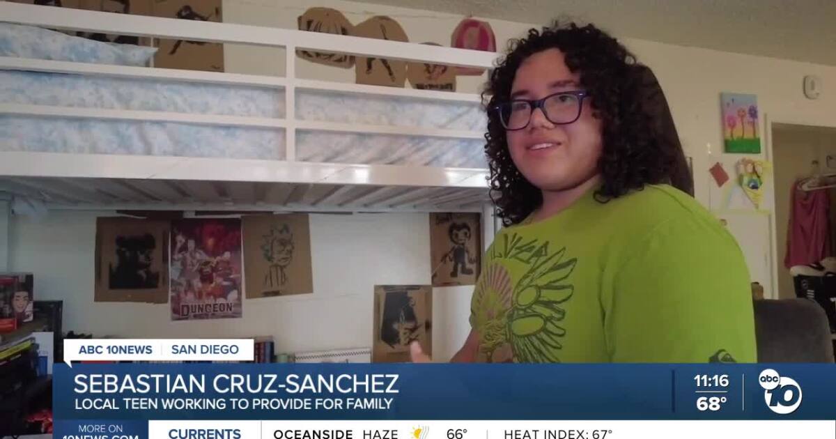 San Diego High teen works to help to support family, mom with cancer [Video]