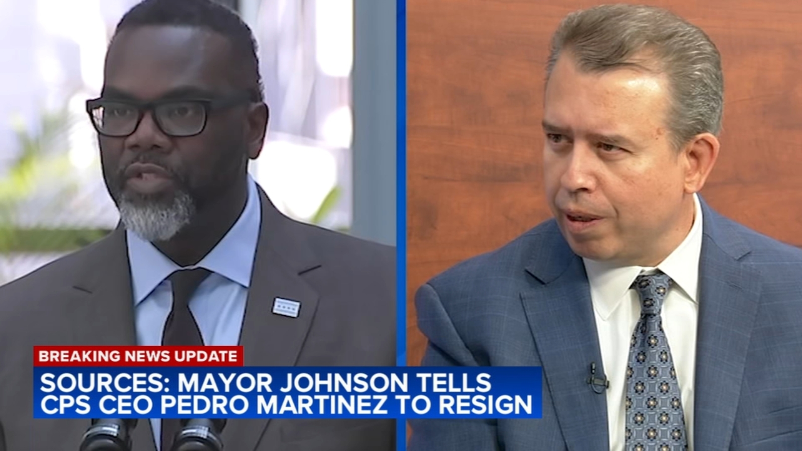 Mayor Brandon Johnson tells Chicago Public Schools, or CPS, CEO Pedro Martinez he wants him to resign as head of district: sources [Video]