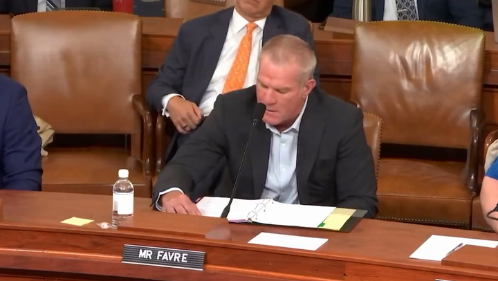 Brett Favre announces Parkinsons diagnosis during Congress hearing | Sport [Video]