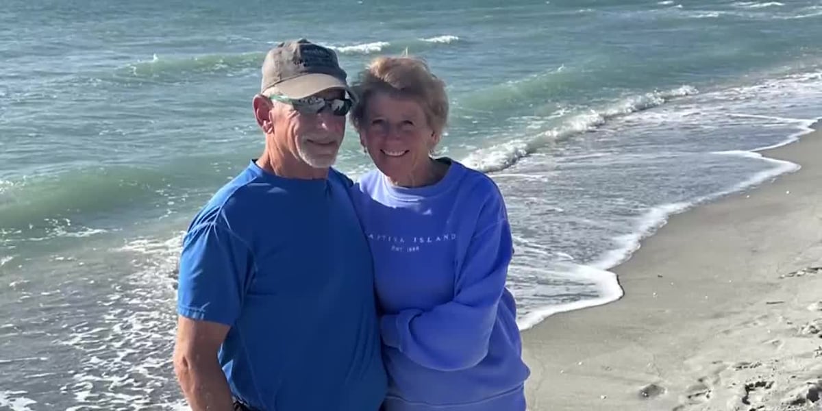 Couple who met during Hurricane Ian is now riding out Helene together [Video]