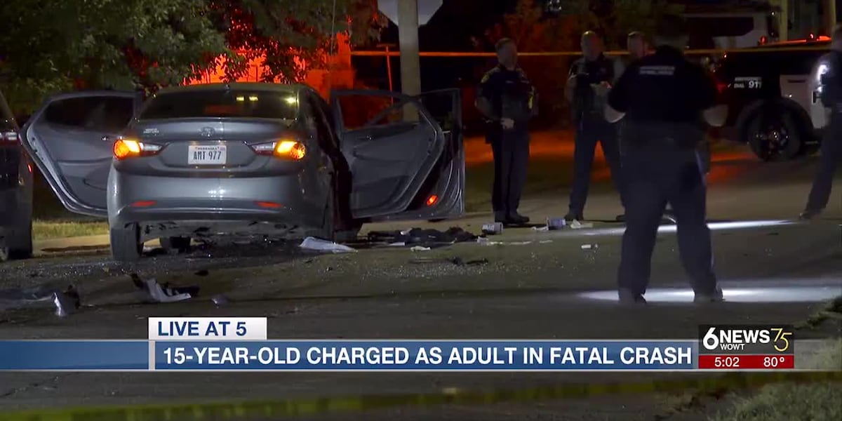 15-year-old boy charged as adult in fatal South Omaha crash [Video]