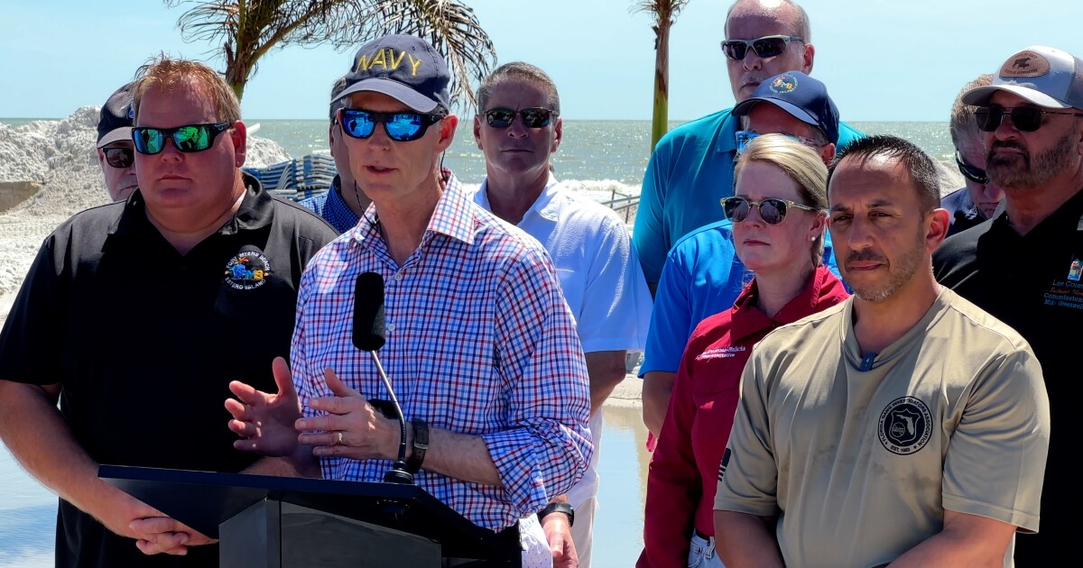 Senator Scott visits Fort Myers Beach after Helene [Video]