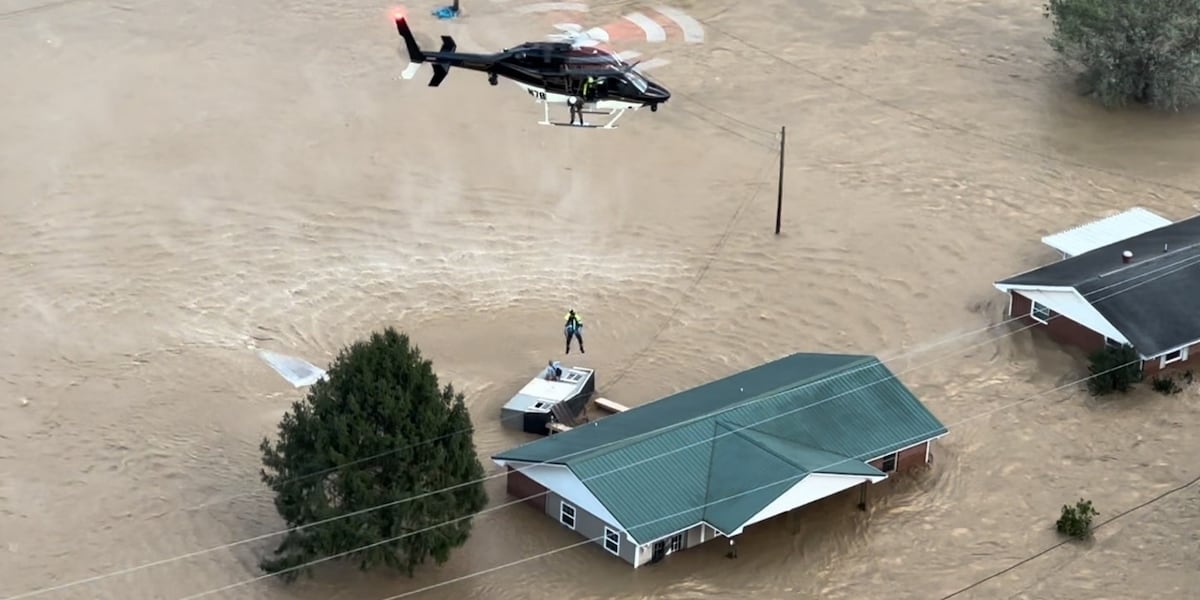 Nashville helicopter crew helps rescue 25 people from East Tennessee floods [Video]