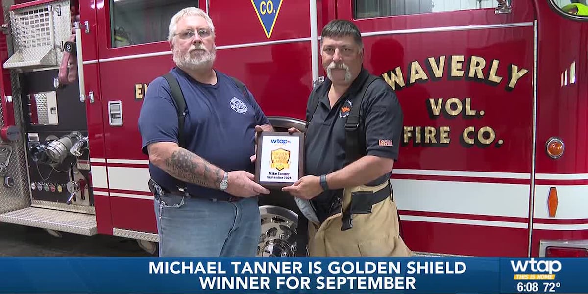 Long time volunteer fireman honored with the Golden Shield Award [Video]