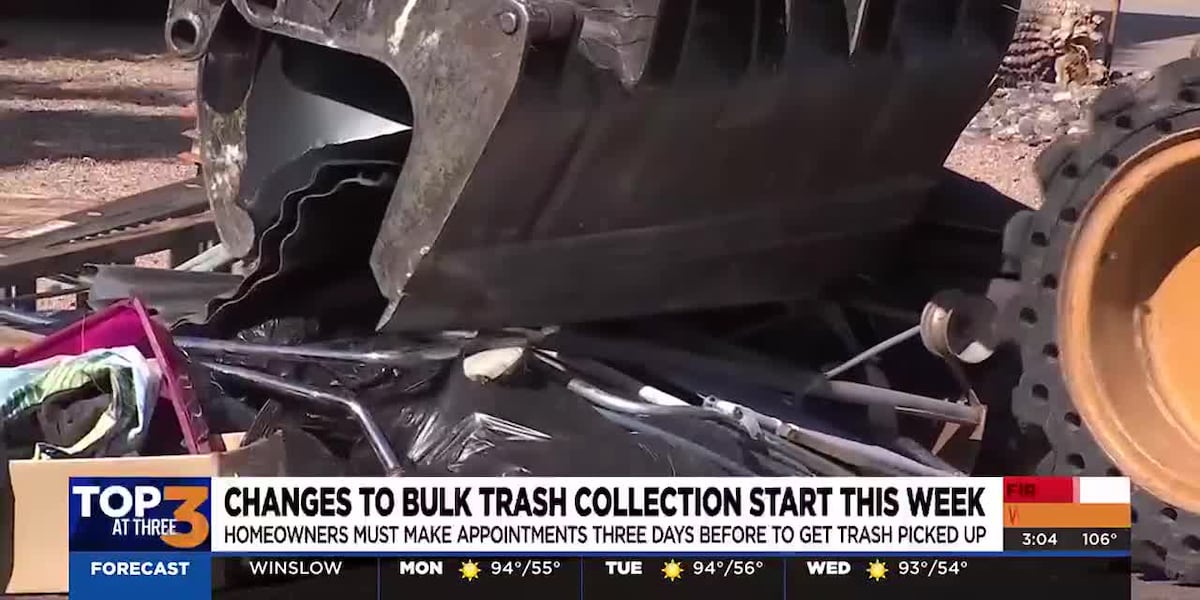 Big changes to Phoenix bulk trash collection begin this week [Video]