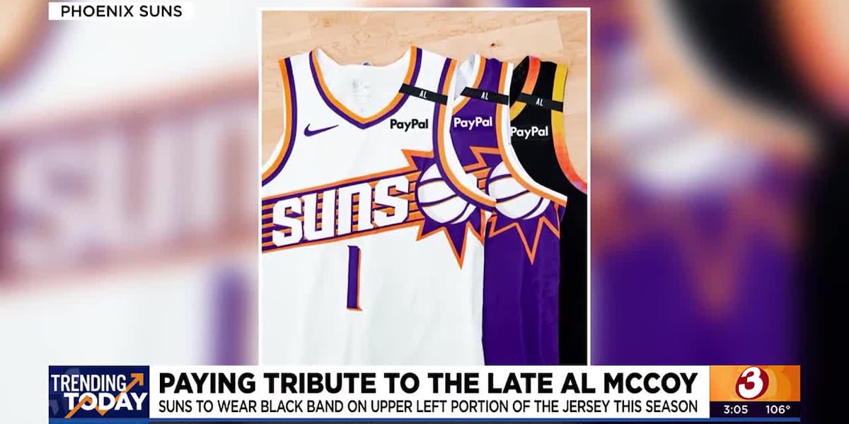 Phoenix Suns paying tribute to Al McCoy with jersey band [Video]