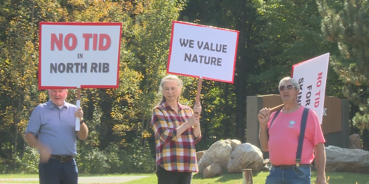 Rib Mountain community protests over potential economic development [Video]