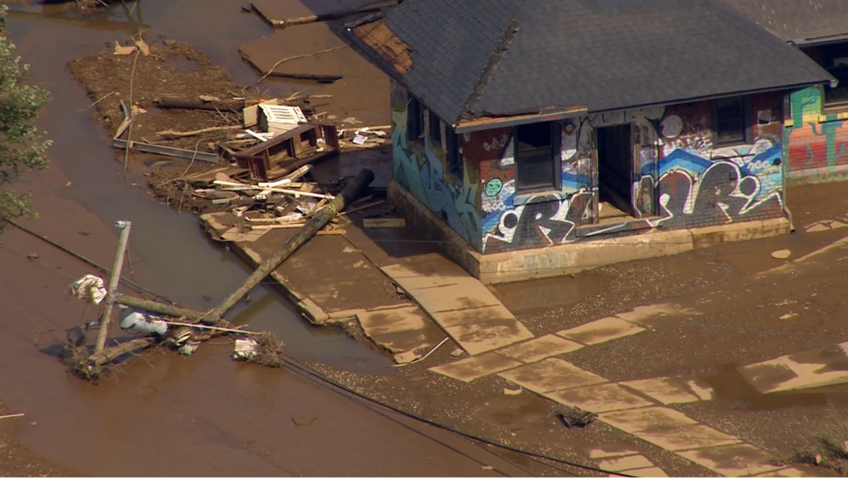 Aerial videos show Helene aftermath in North Carolina