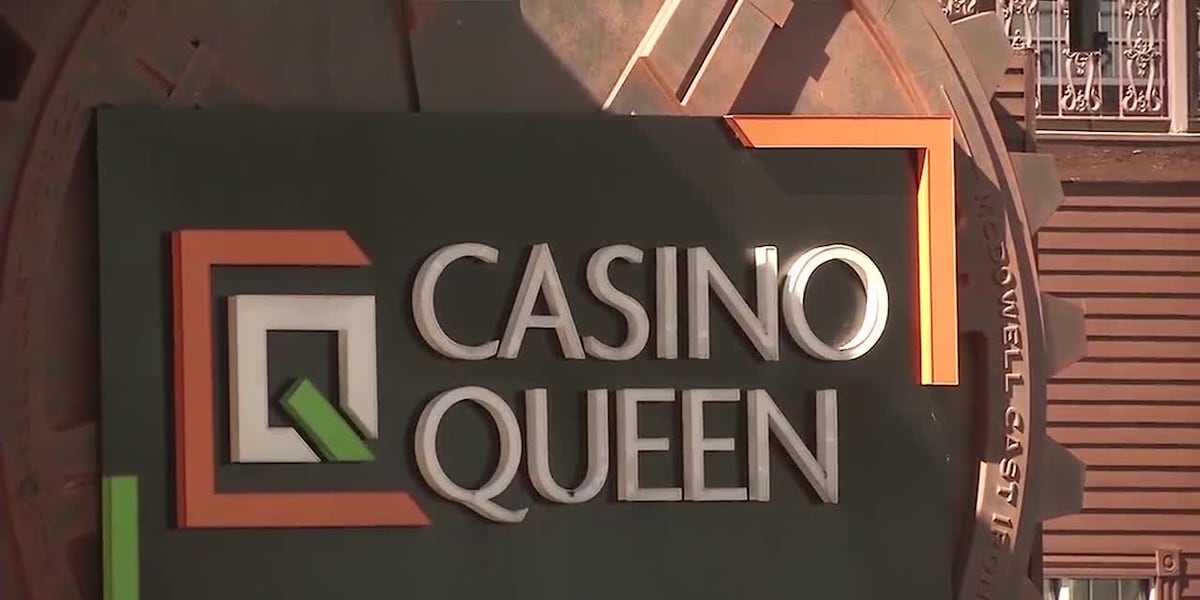 The Casino Queen Marquette riverboat casino began operations in late 1994. [Video]