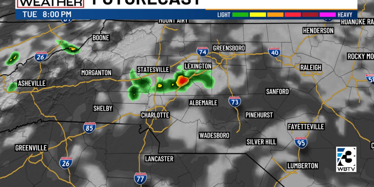 Warm temperatures with low-end rain chances this week [Video]