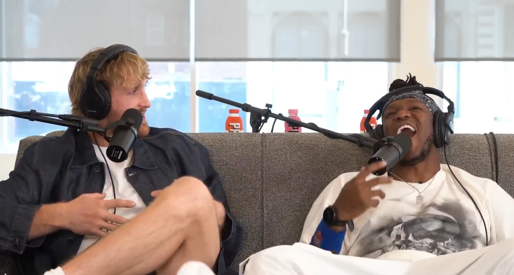 KSI in stitches as Logan Paul hilariously suggests where fight with Jake Paul can happen [Video]