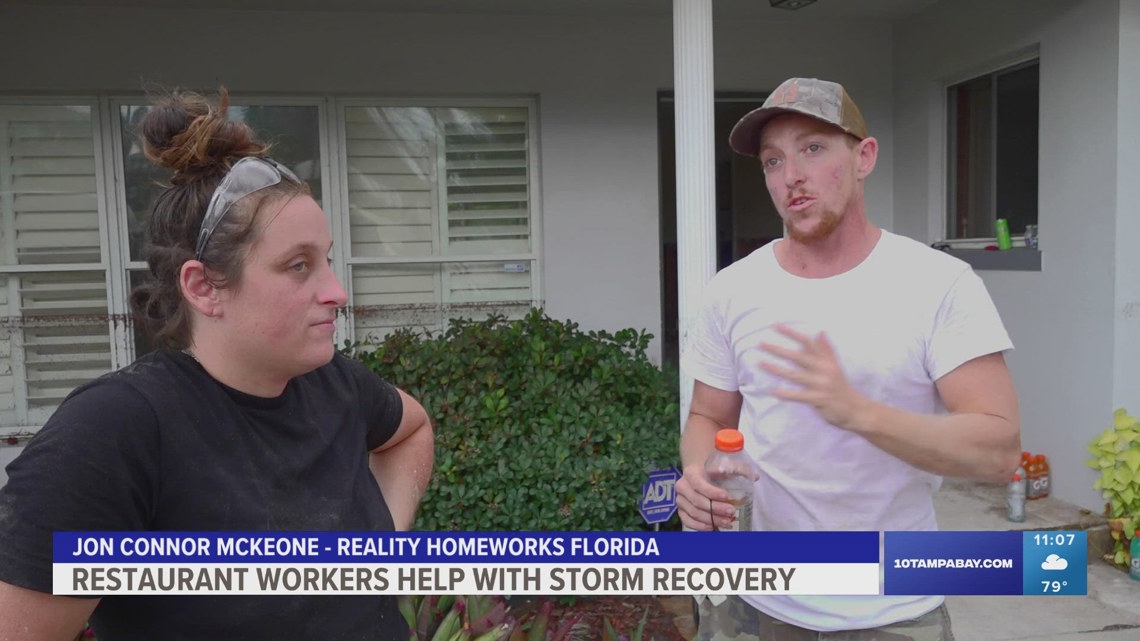 Food service workers find new work in recovery efforts after Helene flooded restaurants [Video]