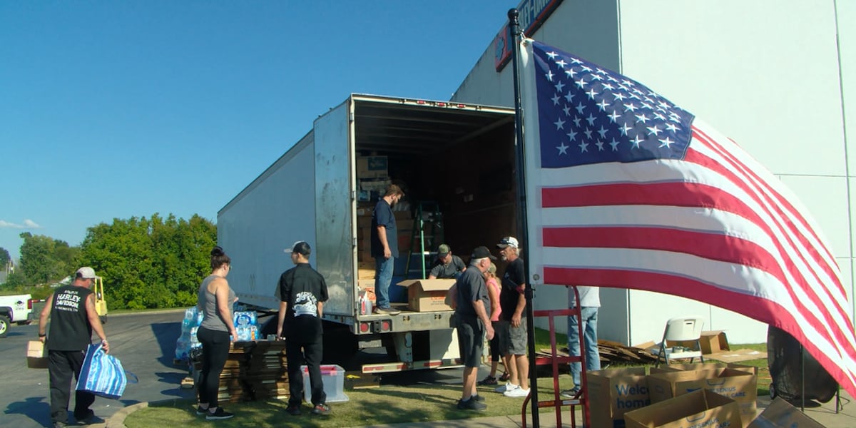 Truckloads of Helene relief donations heading out from Shelby County [Video]