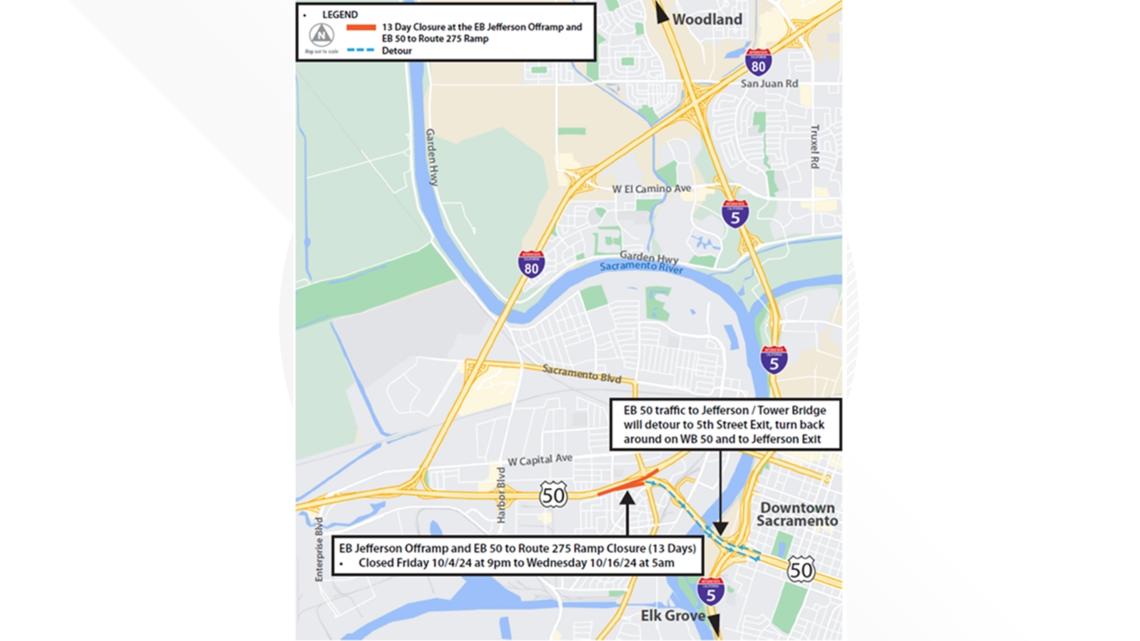 West Sacramento exit to close for 13 days: Detours [Video]