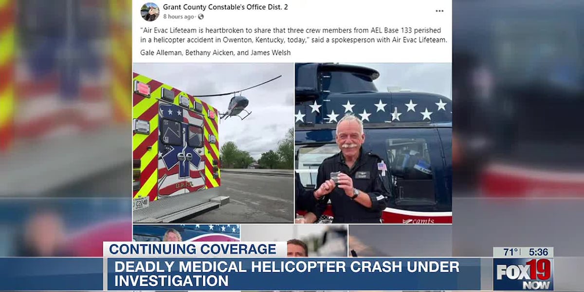 NKY first responders mourn loss of three crew members in helicopter crash [Video]