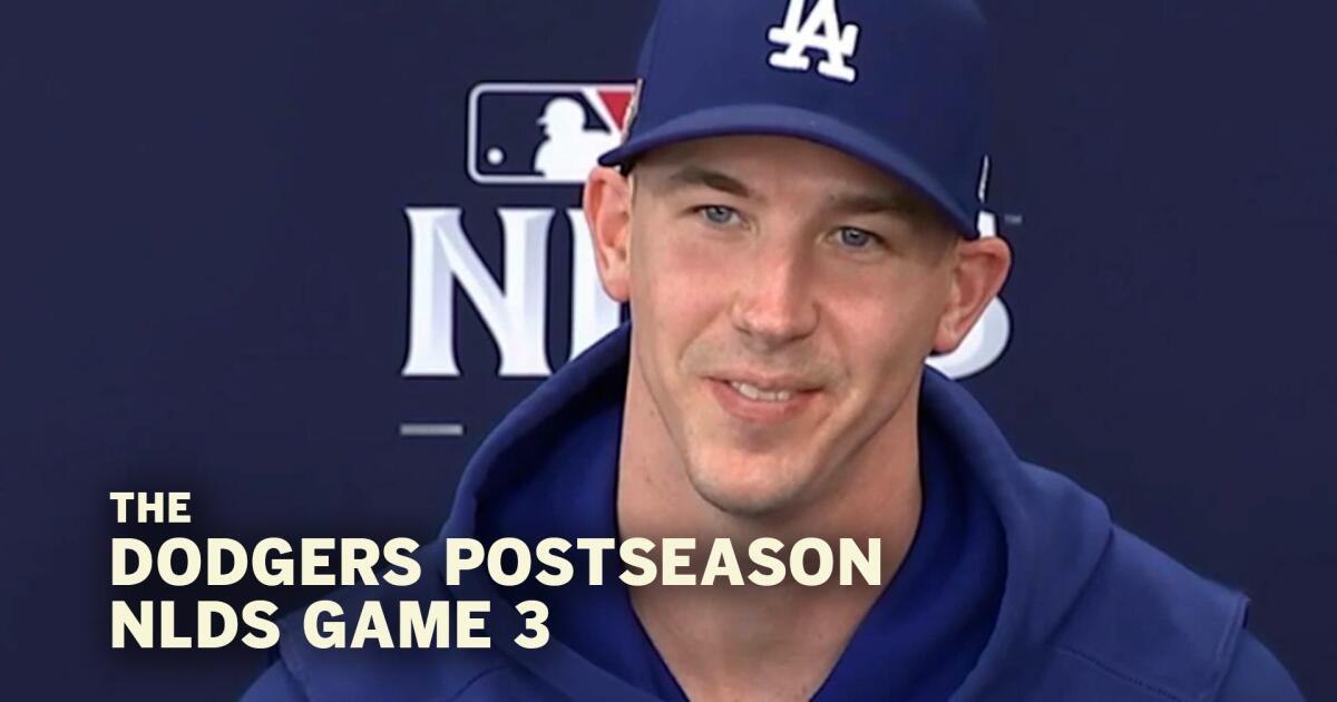 Walker Buehler talks pitching healthy and starting NLDS Game 3 [Video]