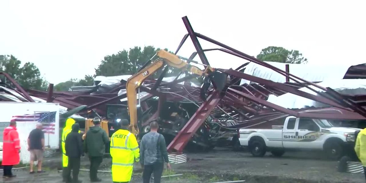 Hurricane Milton spawns tornado that destroys St. Lucie County sheriff’s structure [Video]