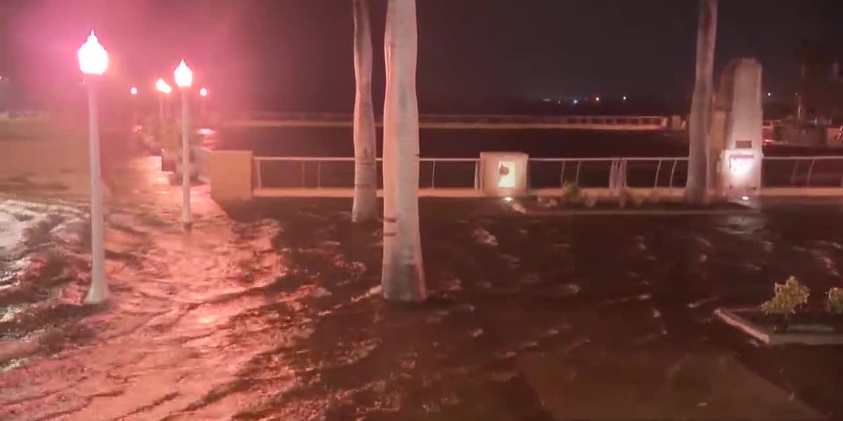 See what it looks like on the ground shortly after Hurricane Milton makes landfall [Video]