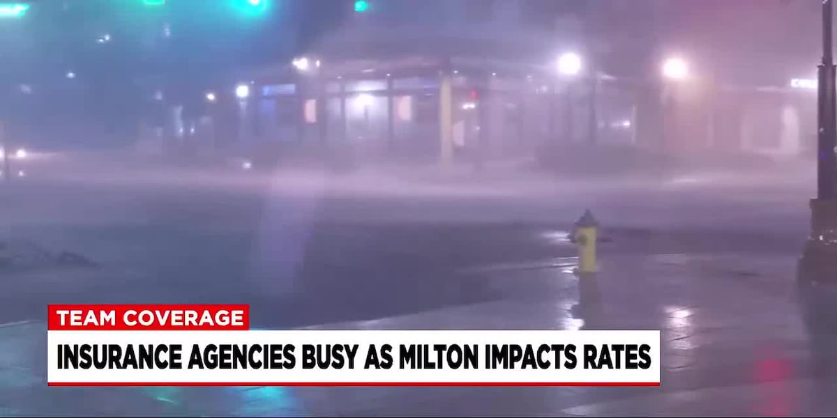 Insurance experts discuss Hurricane Miltons impact on rates for homeowners [Video]