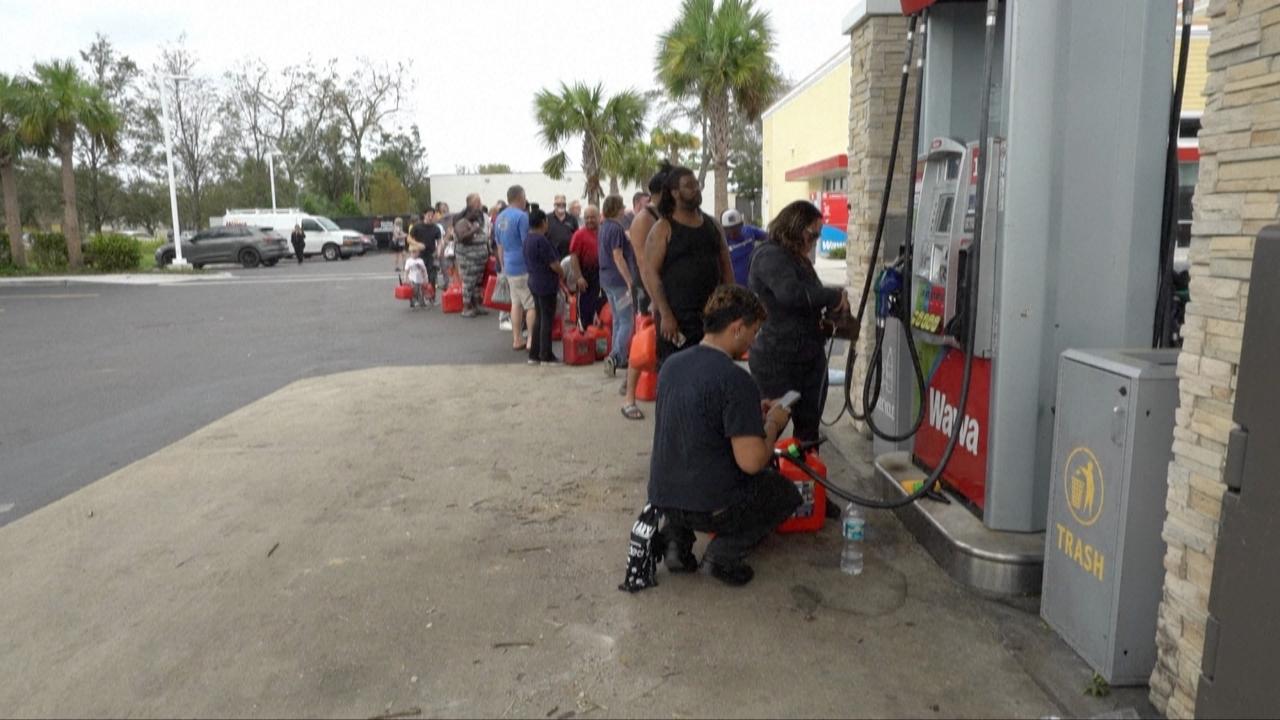 Florida residents scramble for gas amid Hurricane Milton’s devastation [Video]